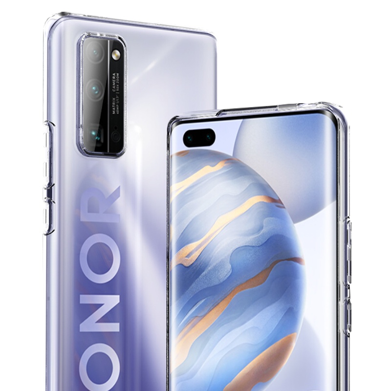 ESCASE 荣耀30Pro手机壳透明保护套 tpu全包软壳 防摔保护壳