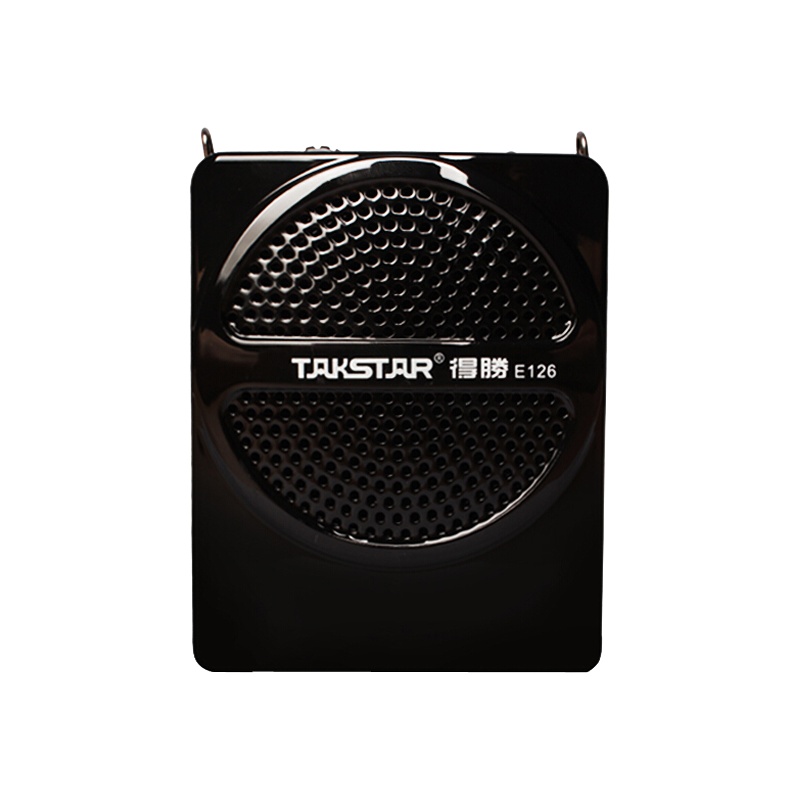 得胜(TAKSTAR) E126 小蜜蜂扩音器教学专用教师导游腰挂式大喇叭 黑色标配含麦克风