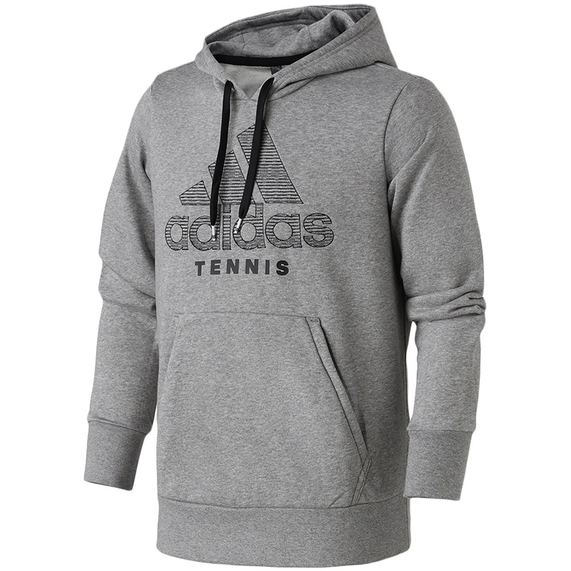 【自营】adidas男服卫衣连帽套头衫休闲运动服DU5337