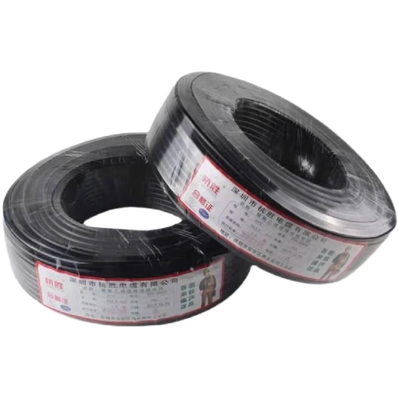 国标铜芯电源线3芯护套线1.5平方100米 @