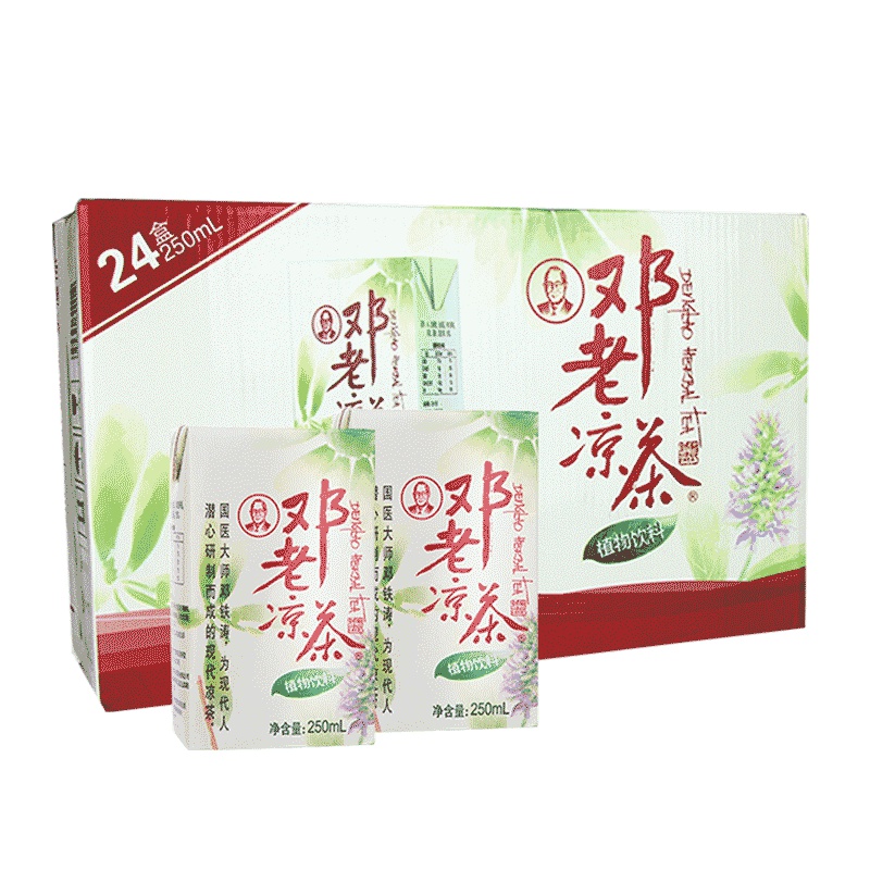 广东国医邓老凉茶植物饮料利乐包植物凉茶火锅必备 250ml*24盒/箱