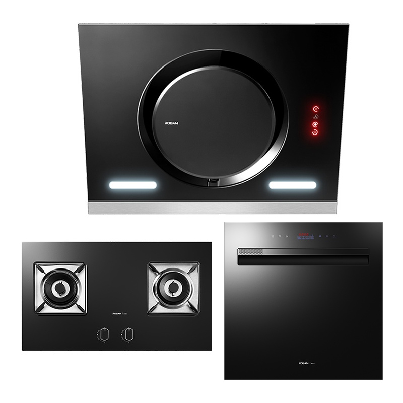 老板(ROBAM)侧吸式油烟机灶具洗碗机套餐26A5S+56B0+W771抽油烟机燃气灶液化气灶抽烟机煤气灶嵌入式洗碗机