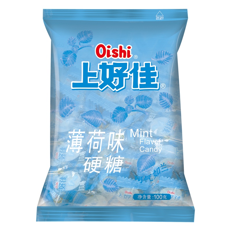 上好佳硬糖 薄荷味 100g
