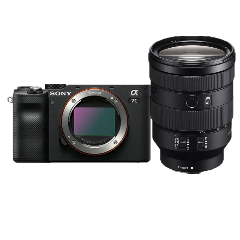索尼Alpha 7C/ A7C/ILCE-7C (FE 24-105mm F4 G OSS)镜头套机 A7C (24-105F4)镜头套机 黑色/银色可选