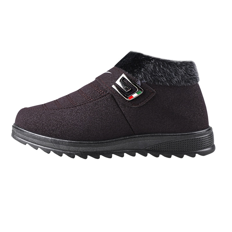 双星2020年冬季男士居家棉鞋加绒保暖包跟拖鞋女通用