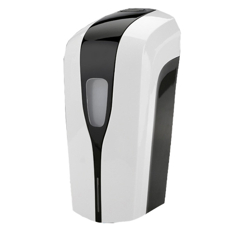 酒店宾馆壁挂式自动感应皂液器免打孔家用洗手液瓶厨房泡沫洗手机典雅白皂液器配DC电源波迷娜BOMINA 1000ml