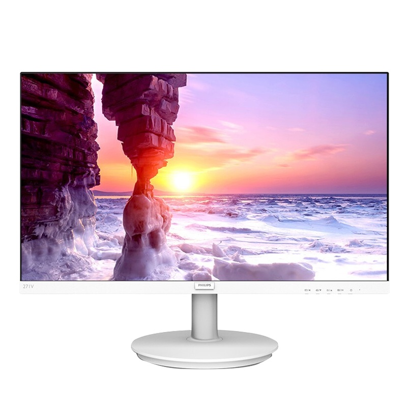 飞利浦 27英寸 IPS技术屏广视角 Adaptive Sync技术 低蓝光不闪屏 75Hz刷新率 家用娱乐电脑显示器 271V8W