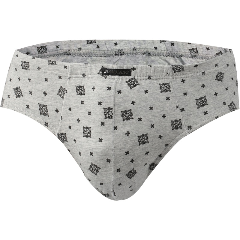 健将JIANJIANG男士三角内裤全棉大码宽松性感潮流时尚短裤衩头4条装
