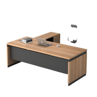 晓黎办公桌老板桌总裁桌 1.4米+[含侧柜]
