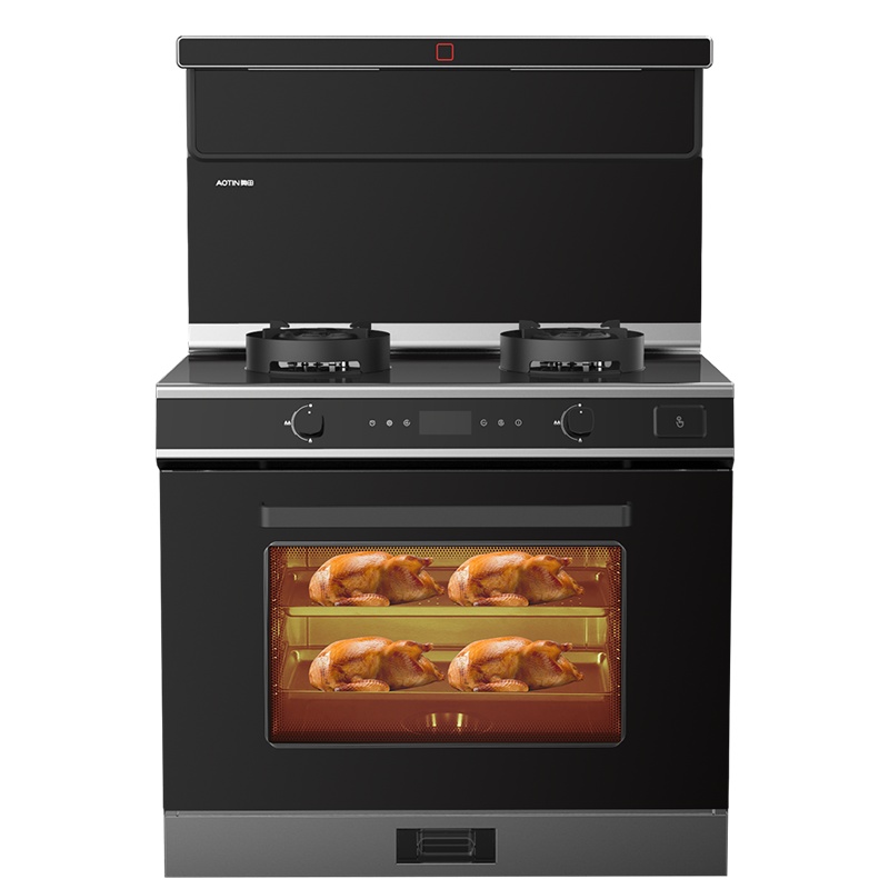 奥田(AOTIN)集成灶蒸烤一体灶智能蒸箱烤箱一体机家用油烟机燃气灶ZKM5