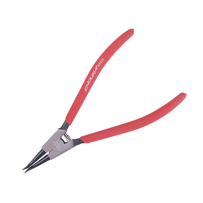 力易得(ENDURA)9寸轴用曲口卡簧钳 日式卡簧钳 E5553 1把