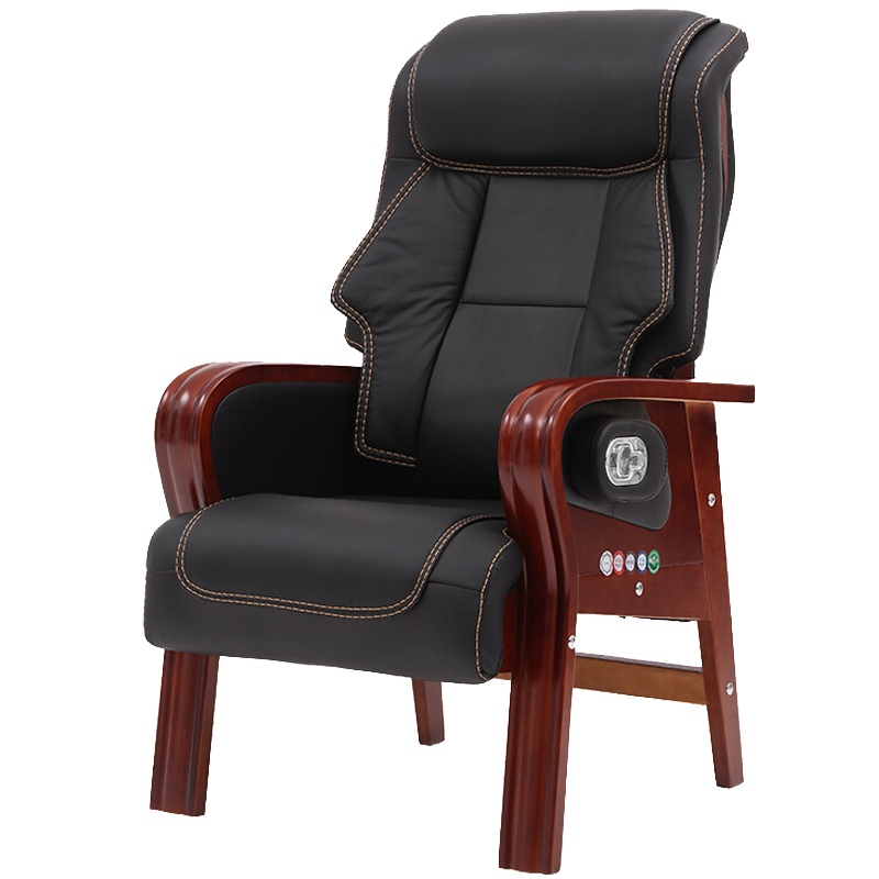 格具(GEJU)老板椅办公椅可躺座椅人体工学椅实木椅子大班椅