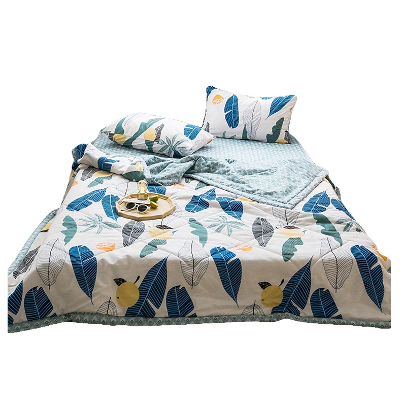 南极人(NanJiren)家纺 全棉夏凉被空调被纯棉被夏被双人薄被子印花单人可水洗夏季学生宿舍