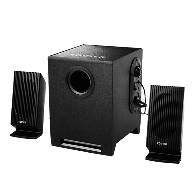 漫步者 R88 台式电脑音箱 2.1多媒体有源笔记本音响低音炮 黑色