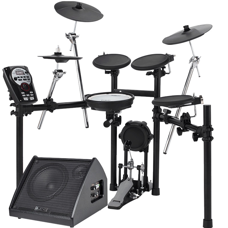 罗兰(Roland)电子鼓TD11K 专业演奏电子鼓电鼓便携成人儿童初学练习演出爵士鼓通用电架子鼓+电鼓音箱套装