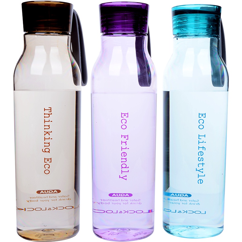 乐扣乐扣(Lock&Lock)水杯塑料学生茶杯随手杯 户外运动水壶创意水杯便携杯子