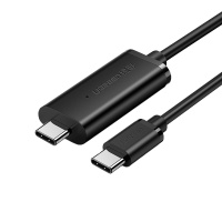 绿联(Ugreen)USB转Type-C对拷线免驱 Type-C转Type-C公对公对拷线 2米70421
