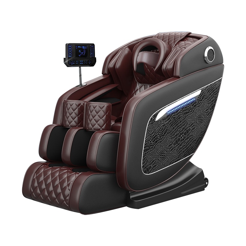 奥克斯(AUX)电动按摩椅正品太空舱定时功能揉捏按摩家用全自动全身智能老人椅支持脚底按摩AX-801