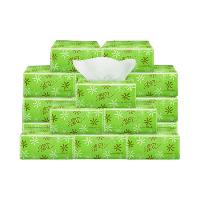 清风200抽软抽(原木) 6包/提