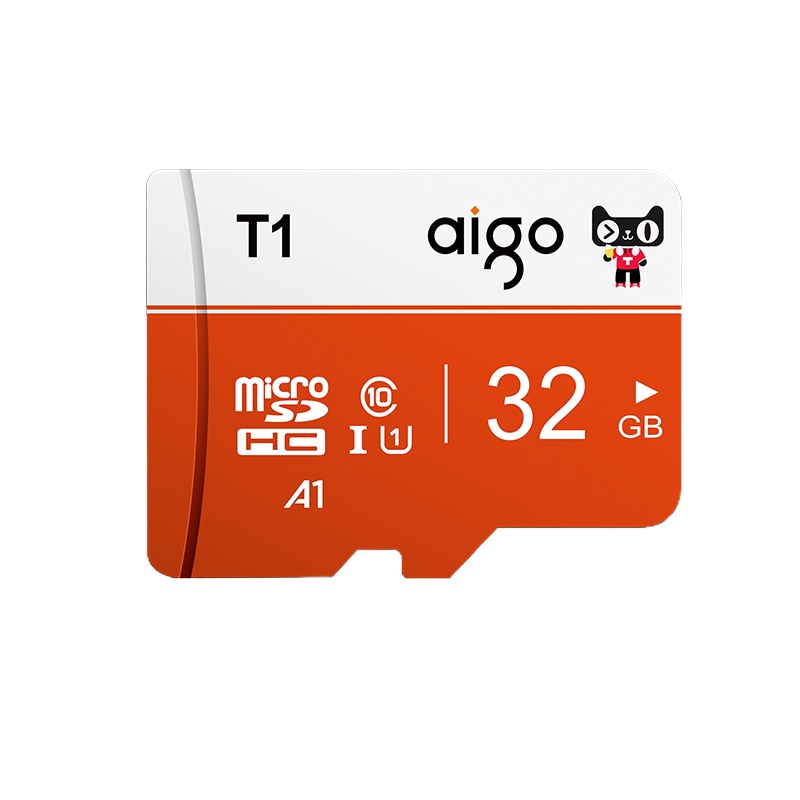 爱国者(aigo)T1联名版手机内存卡32G TF卡行车记录仪高速储存卡监控摄像头内存专用Micro sd卡