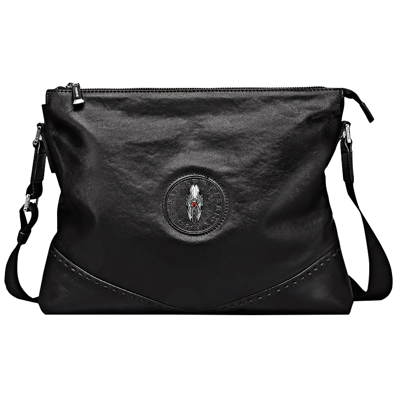 男士单肩包斜挎包休闲包包男单肩包大容量男式挎包单肩包男士真皮单肩包男包单肩包男潮