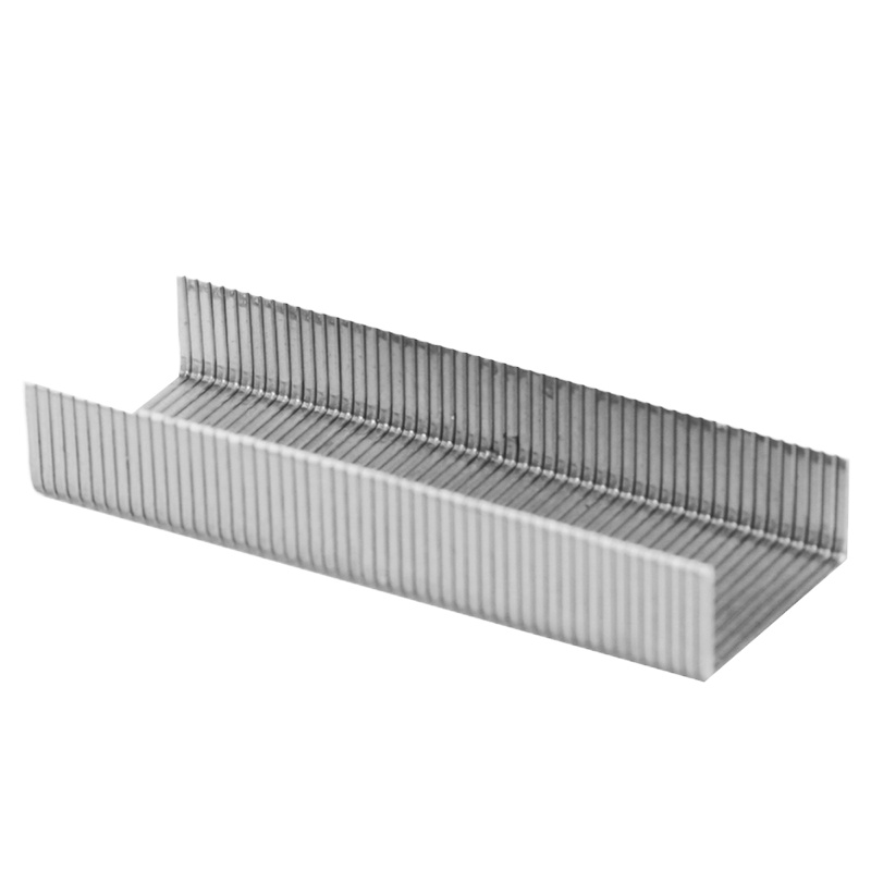 得力(deli)0011 不锈钢订书钉 12# 1000枚/盒 办公装订高强度重型厚层订书钉 不锈钢盒装订书针 10盒装