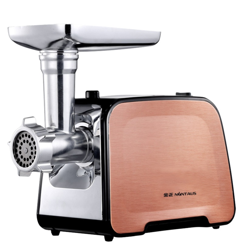 金正(NINTAUS)绞肉机 不锈钢家用电动碎肉机 多功能料理机搅馅 灌肠机料理机研磨机 JZM-JR351玫瑰金