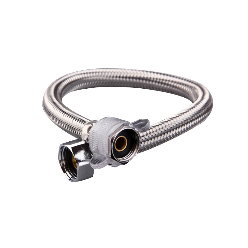 潜水艇马桶软管304不锈钢编织防爆冷热进水软管4分热水器软管上水管FBA