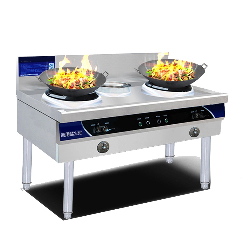 飞天鼠(FTIANSHU) 商用1.8米双灶燃气灶 小炒灶 煤气天然气猛火炉 炒菜炉