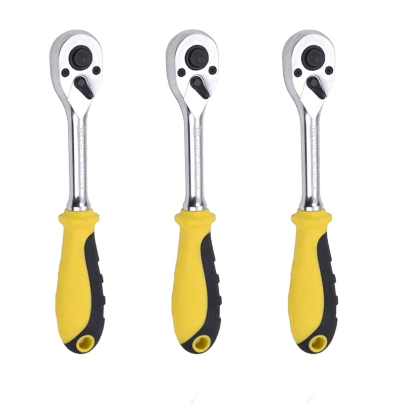 波斯 快速棘轮扳手1/4小飞72齿棘轮扳手