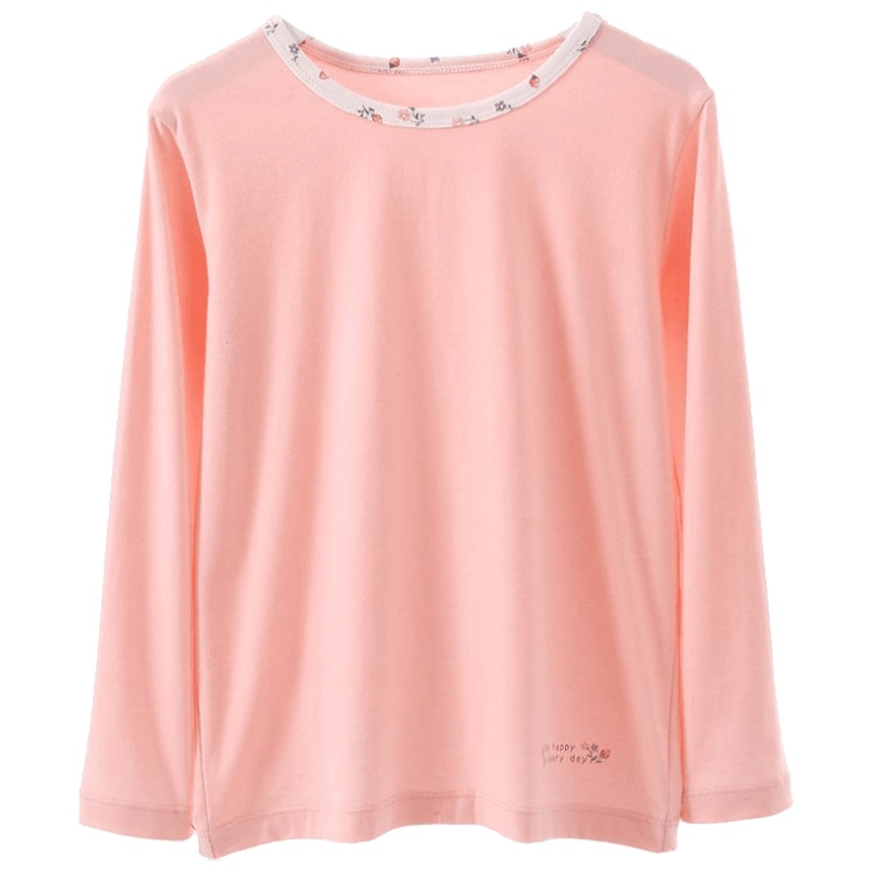 KIDS MAM&DAD[两件装]秋冬女童保暖内衣打底衫女宝宝秋衣上装儿童打底衫