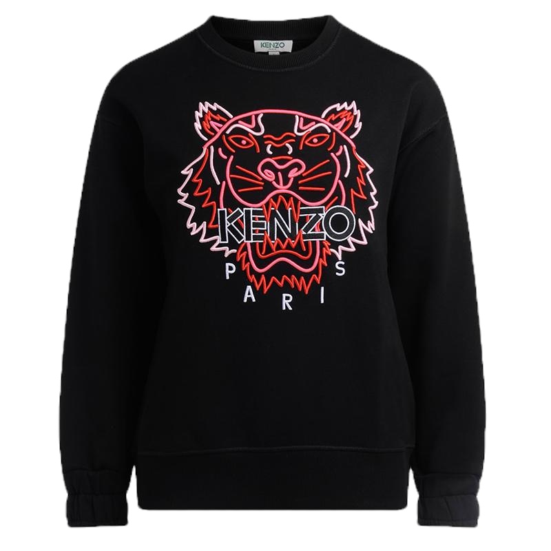 [直营]Kenzo 高田贤三 女装 虎头系列长袖休闲新款卫衣运动衫
