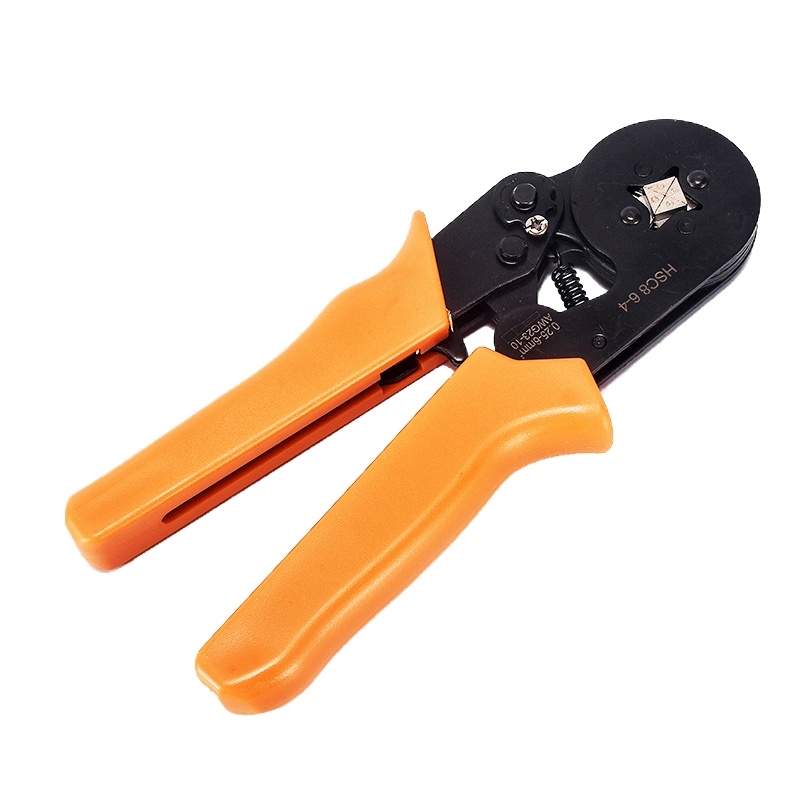 企购优品际工管型端子压线钳管型预绝缘线鼻子 自调式压接钳 压后4边型 HSC8 6-4 （0.25-6.0平方）