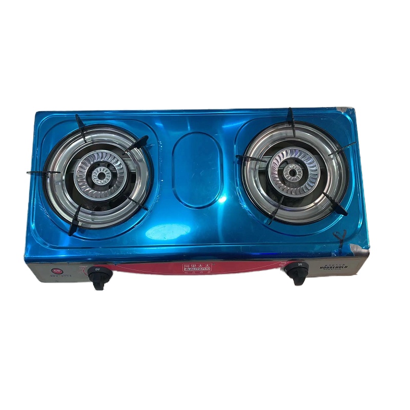 阿里太太燃气灶煤气液化天然气打火灶双灶台式不锈钢老式家用台上