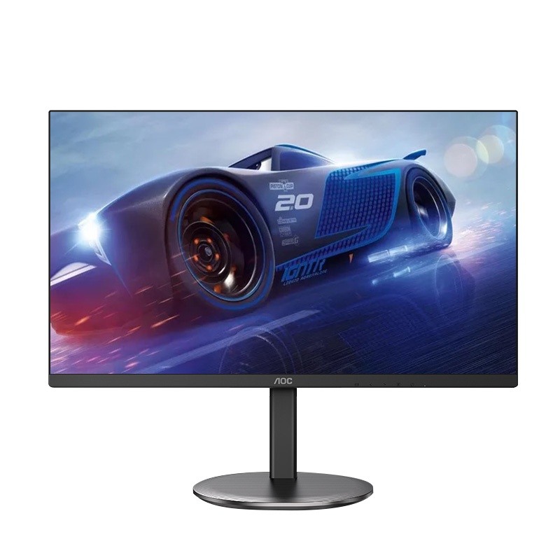 AOC 24英寸显示器 IPS屏75Hz家用液晶显示器升降可壁挂窄边框HDMI台式商务办公电脑显示屏外接笔记本(24V4H)