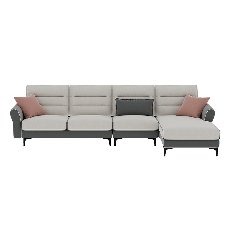 掌上明珠 意式布艺沙发多人位客厅家具小户型实木框架现代家具SF-DS126