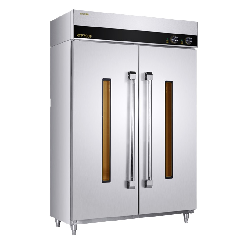 亿高(EKOA)消毒柜 RTP790F-16 双门 商用 不锈钢 大容量消毒碗柜 立式茶杯茶具保洁柜大容量 热风循环