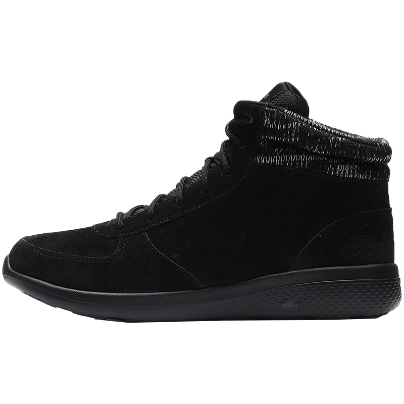 SKECHERS斯凯奇男鞋短靴秋冬新款高帮绑带保暖运动鞋54301