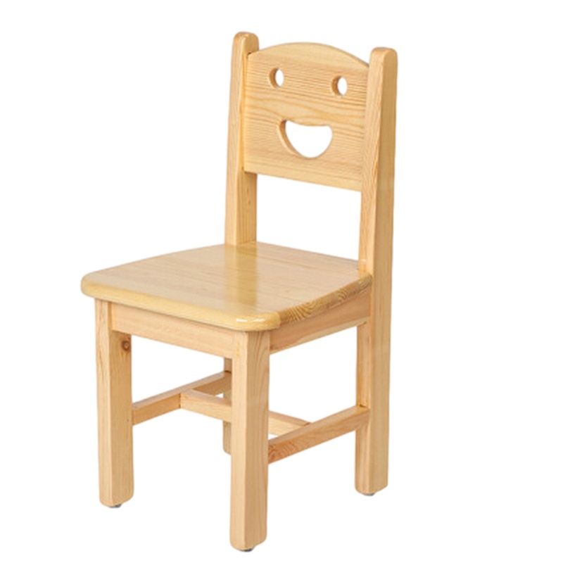 逐鹿中原幼儿园实木餐椅木制游戏积木椅TY204实木靠背小椅子
