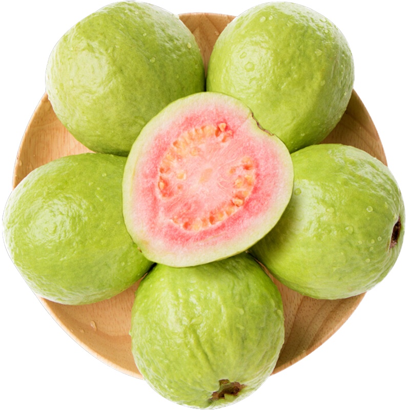 新鲜水果 红心芭乐1.5kg*1箱 果心粉嫩味道酸甜 ZX