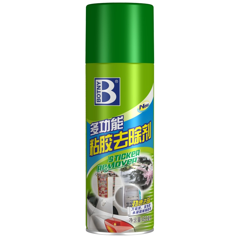 保赐利(botny)粘胶去除剂 不干胶清除剂 双面胶除胶剂去胶剂 B-1810 450ML