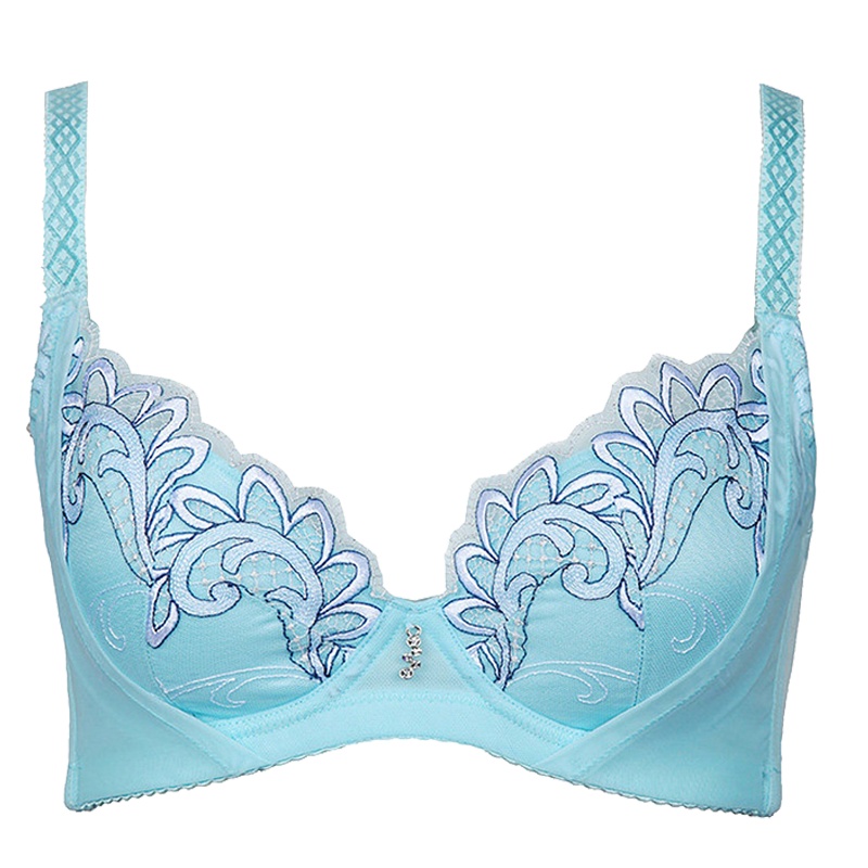 古今内衣性感聚拢3/4罩杯薄款含插片有钢圈调整聚拢文胸女士胸罩0E235