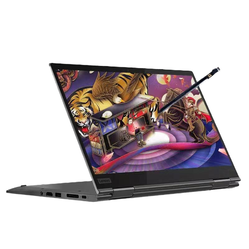 联想ThinkPad X13 Yoga (0WCD) 翻转触控超轻薄便携商务办公13.3英寸笔记本电脑 I5-10210U 8G内存 256G固态 高分屏触控屏 标配Win10