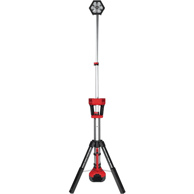 摄像补光灯立式投光灯 含伸缩式三角架+移动电源 摄像机移动组件