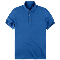 布先生新款纯棉针织短袖T恤 男士翻领纯色休闲夏装 AT10550