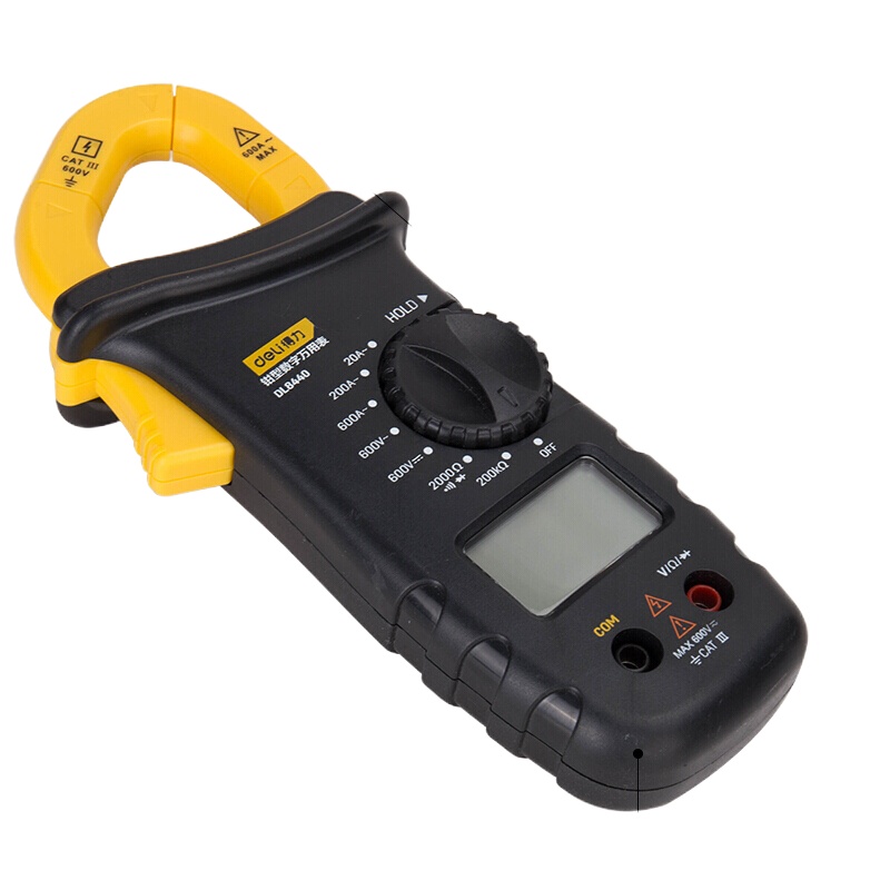 得力(deli)DL8440 钳式数字万用表 3-1/2位