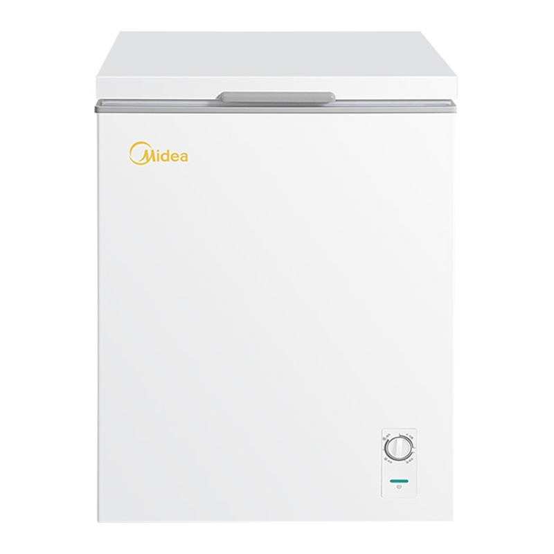 [囤货无忧]美的(Midea)143升卧式冷柜小型冰柜家用冰柜冷藏冷冻转换柜顶开门节能单温BD/BC-143KMD(E)