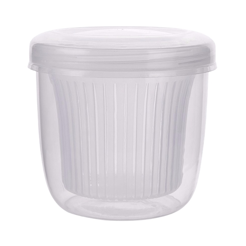 葱花保鲜盒 厨房葱放姜蒜的收纳盒葱姜蒜装水果可沥水的葱蒜冰箱篮带盖