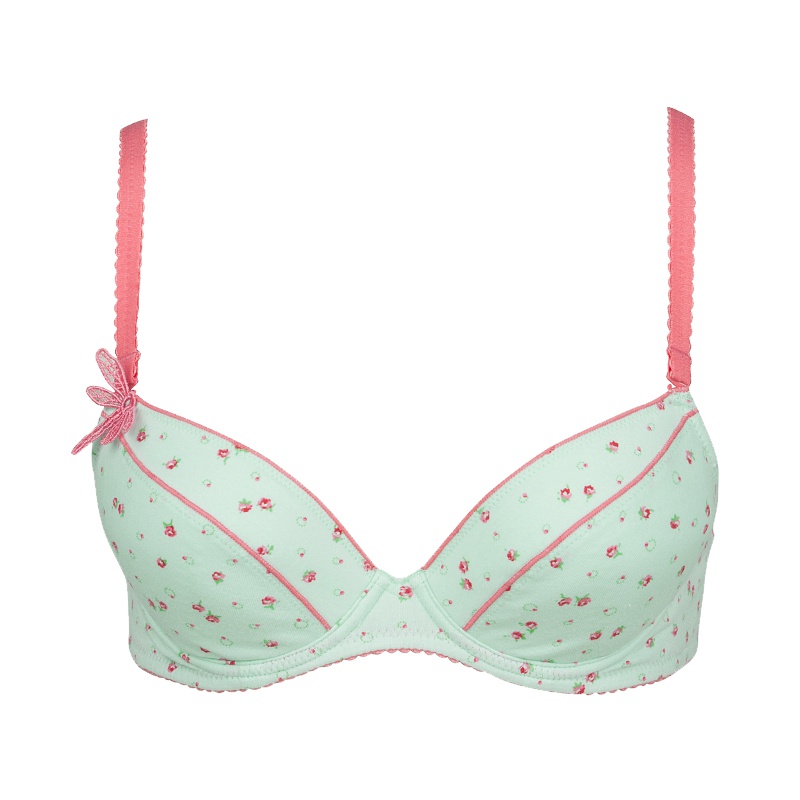 BLOSS/古今花清新少女薄模杯时尚碎花舒适透气甜美文胸内衣 0ES19