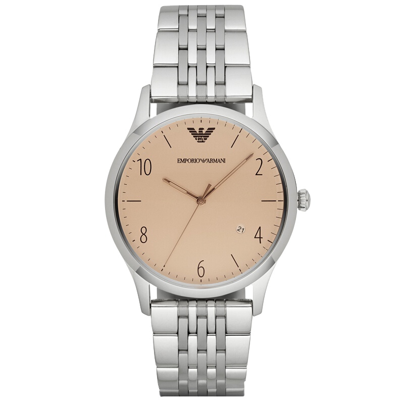 阿玛尼手表 时尚商务休闲男士石英手表 AR1881 钢带